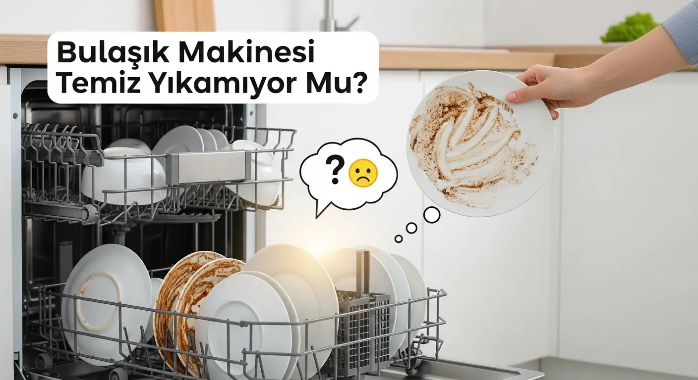 Bulaşık makinesi sprey kolu temizliği