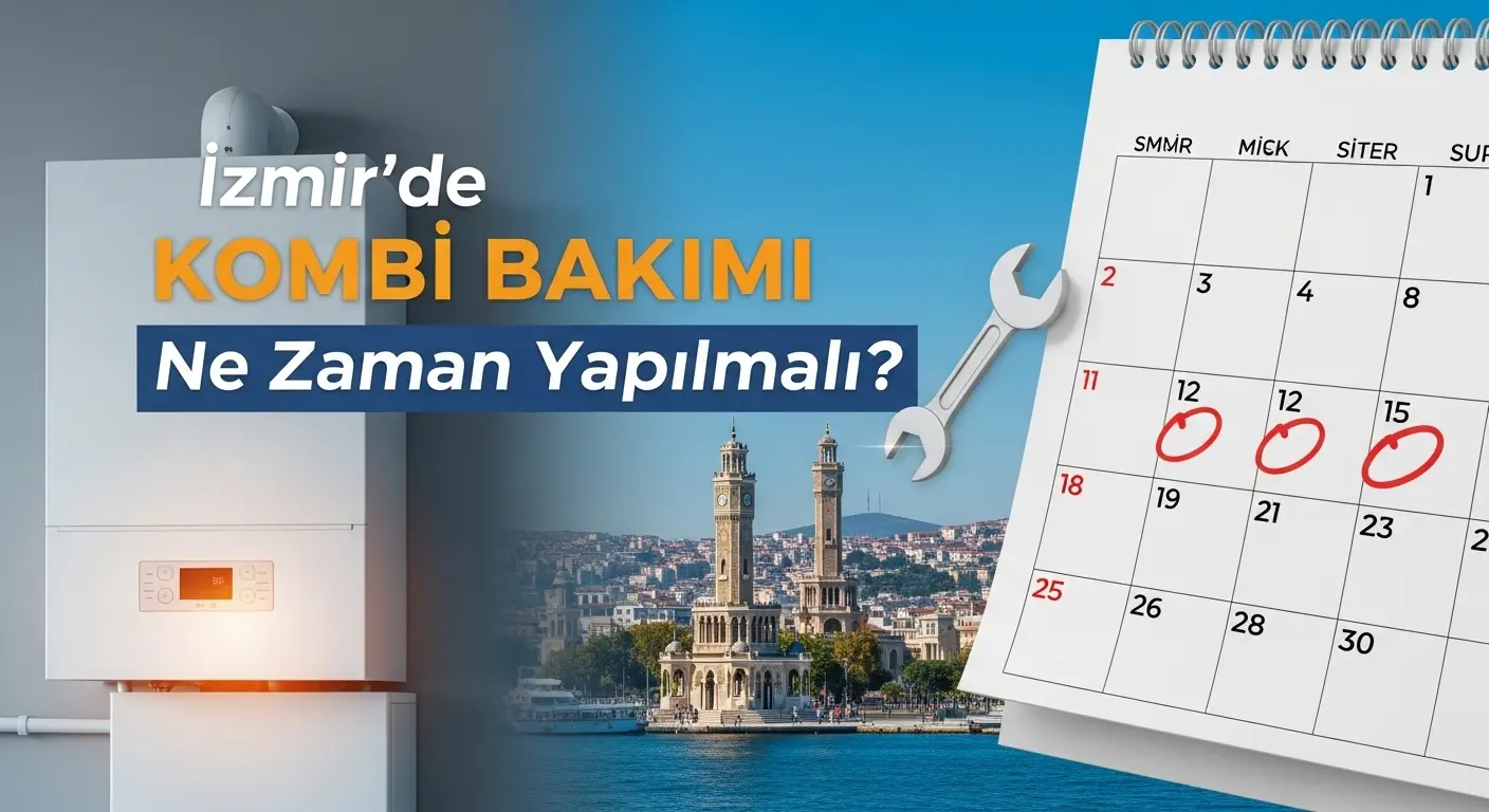 Kombi bakımında teknisyen kontrolü